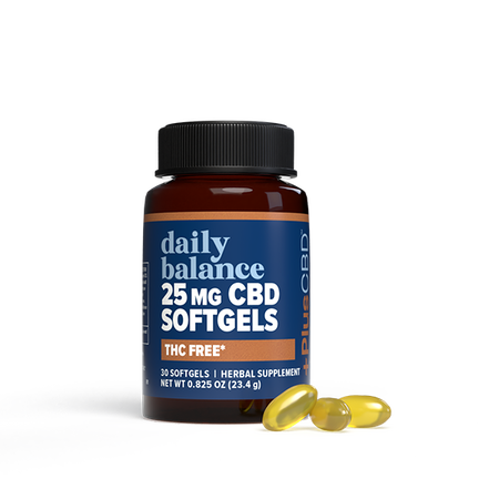 THC Free CBD Softgels 25mg 30ct